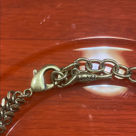 Gold and Multicolor Statement Necklace - Picture 3 of 3